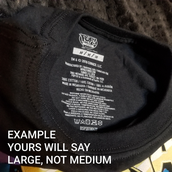 NEW Funko Pop Conan O'Brien t-shirt L DEADSTOCK - Picture 5 of 5